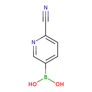 N#Cc1ccc(cn1)B(O)O