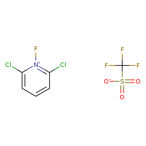 [O-]S(=O)(=O)C(F)(F)F.F[n+]1c(Cl)cccc1Cl