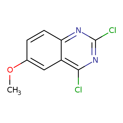 COc1ccc2c(c1)c(Cl)nc(n2)Cl