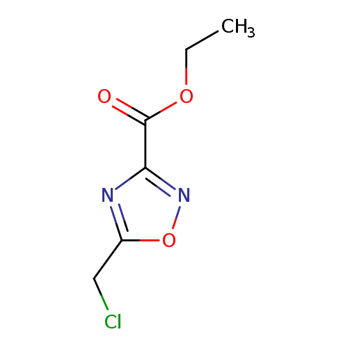 CCOC(=O)c1noc(n1)CCl