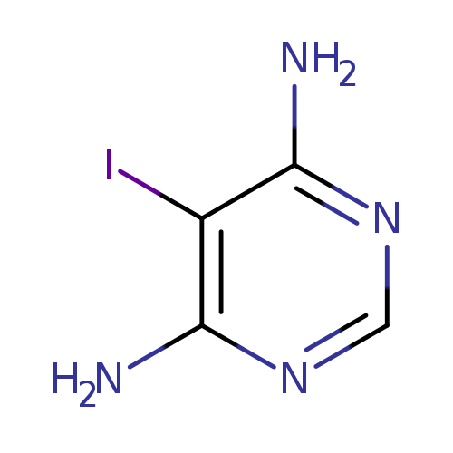 Nc1ncnc(c1I)N