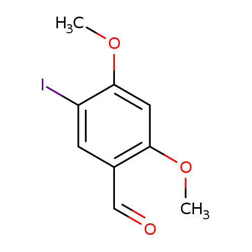 COc1cc(OC)c(cc1C=O)I