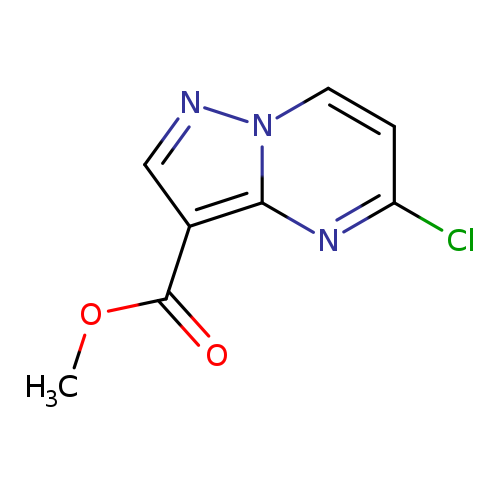 COC(=O)c1cnn2c1nc(Cl)cc2