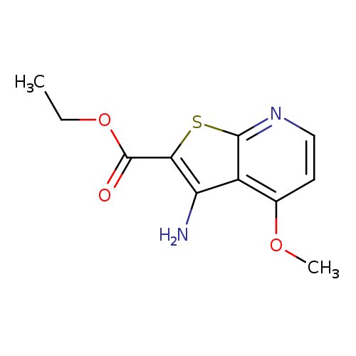 CCOC(=O)c1sc2c(c1N)c(OC)ccn2