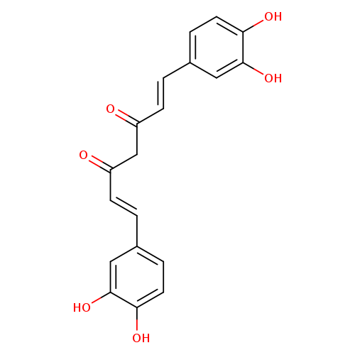 O=C(CC(=O)/C=C/c1ccc(c(c1)O)O)/C=C/c1ccc(c(c1)O)O