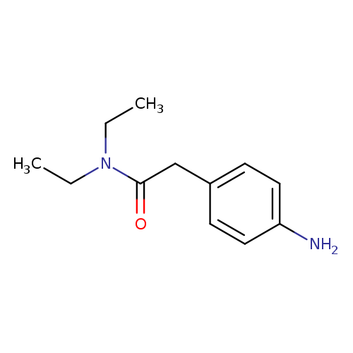 CCN(C(=O)Cc1ccc(cc1)N)CC