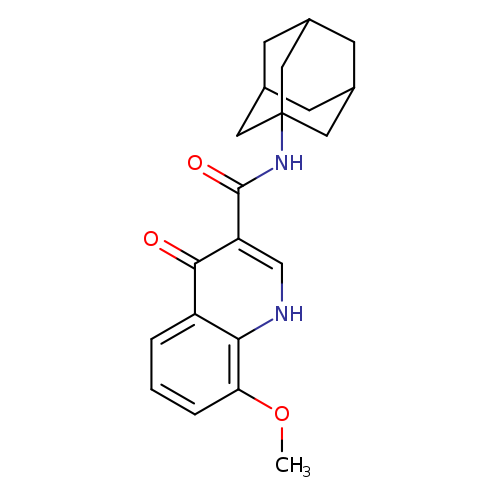 COc1cccc2c1[nH]cc(c2=O)C(=O)NC12CC3CC(C2)CC(C1)C3