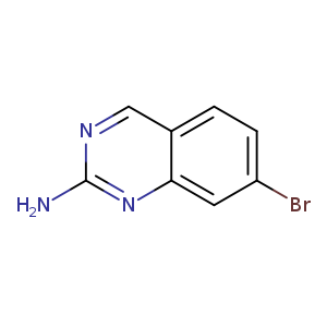 Brc1ccc2c(c1)nc(nc2)N