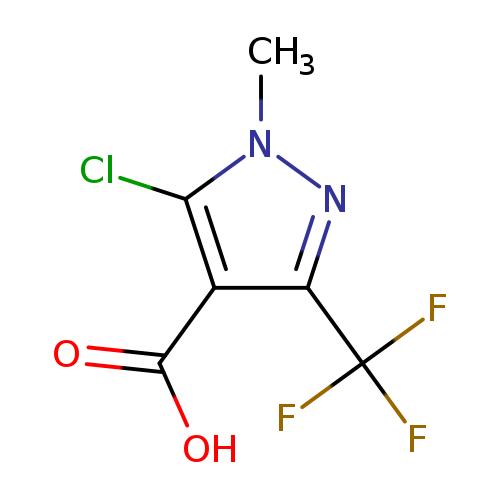 OC(=O)c1c(Cl)n(nc1C(F)(F)F)C