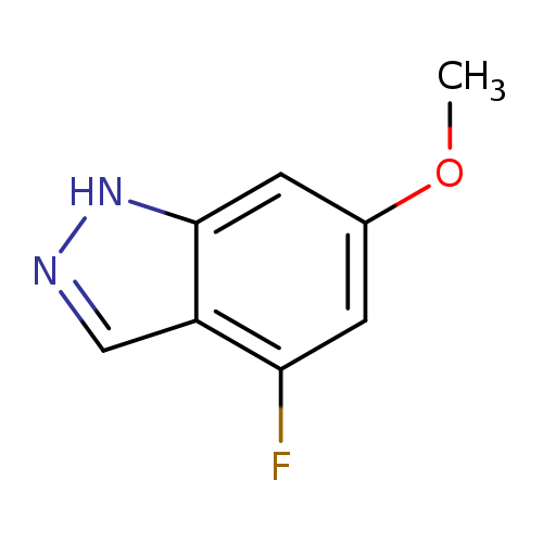 COc1cc(F)c2c(c1)[nH]nc2