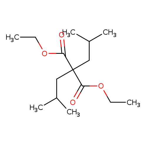 CCOC(=O)C(C(=O)OCC)(CC(C)C)CC(C)C