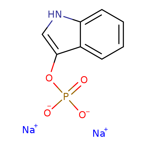 [O-]P(=O)(Oc1c[nH]c2c1cccc2)[O-].[Na+].[Na+]