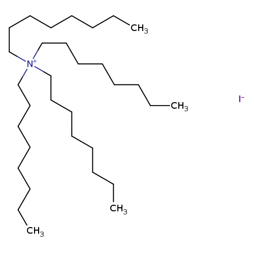 CCCCCCCC[N+](CCCCCCCC)(CCCCCCCC)CCCCCCCC.[I-]