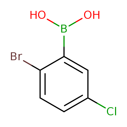 Clc1ccc(c(c1)B(O)O)Br