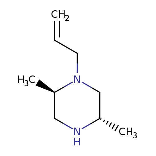 C[C@@H]1CN[C@H](CN1CC=C)C