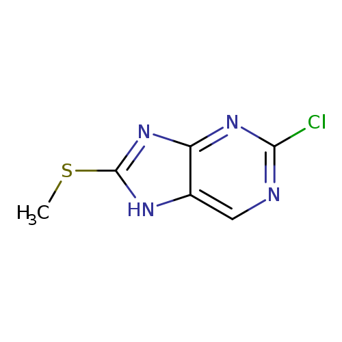 CSc1nc2c([nH]1)cnc(n2)Cl
