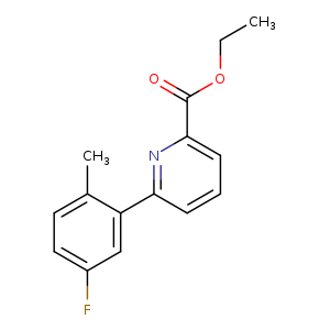 CCOC(=O)c1cccc(n1)c1cc(F)ccc1C