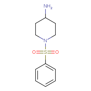 NC1CCN(CC1)S(=O)(=O)c1ccccc1