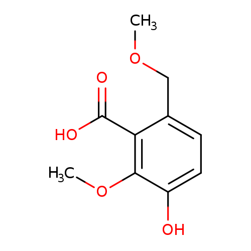 COCc1ccc(c(c1C(=O)O)OC)O