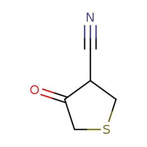 C1SCC(=O)C1C#N