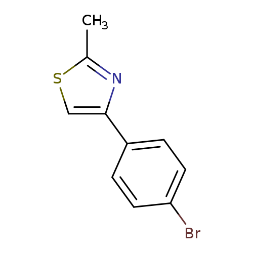 Brc1ccc(cc1)c1csc(n1)C