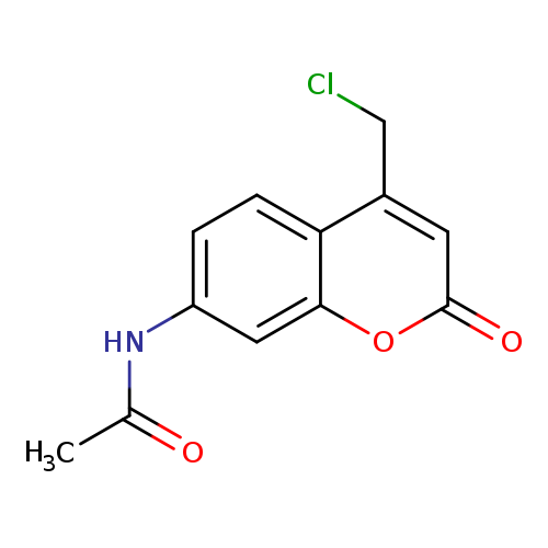 ClCc1cc(=O)oc2c1ccc(c2)NC(=O)C