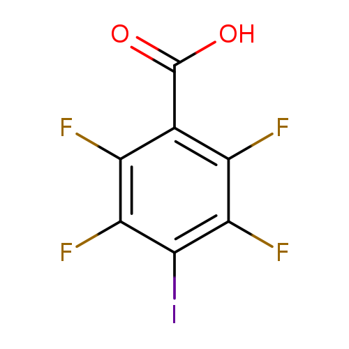 Fc1c(F)c(C(=O)O)c(c(c1I)F)F