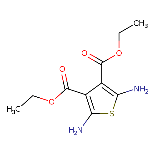 CCOC(=O)c1c(N)sc(c1C(=O)OCC)N