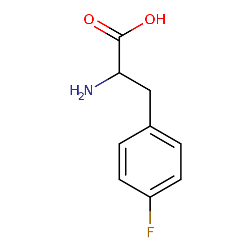 NC(C(=O)O)Cc1ccc(cc1)F