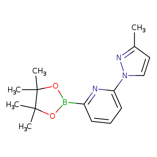 Cc1ccn(n1)c1cccc(n1)B1OC(C(O1)(C)C)(C)C