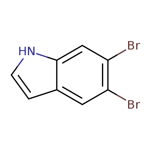 Brc1cc2[nH]ccc2cc1Br