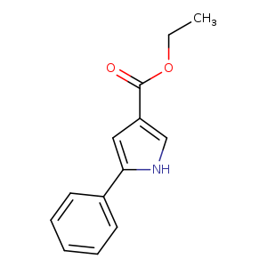 CCOC(=O)c1c[nH]c(c1)c1ccccc1