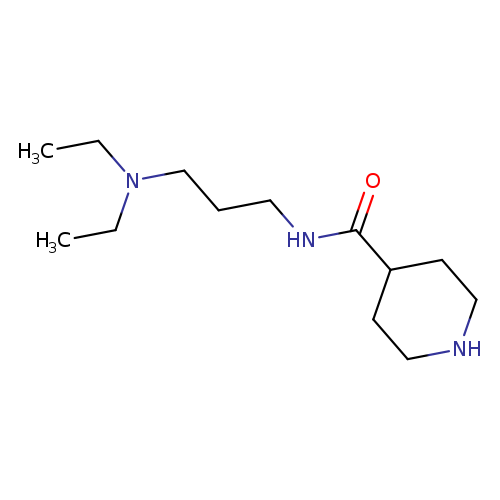 CCN(CCCNC(=O)C1CCNCC1)CC