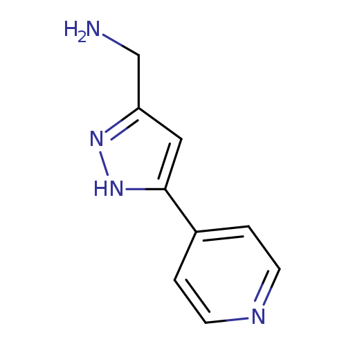 NCc1cc([nH]n1)c1ccncc1