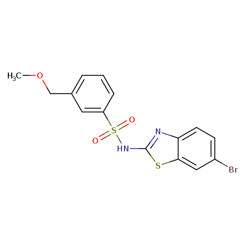 COCc1cccc(c1)S(=O)(=O)Nc1nc2c(s1)cc(cc2)Br