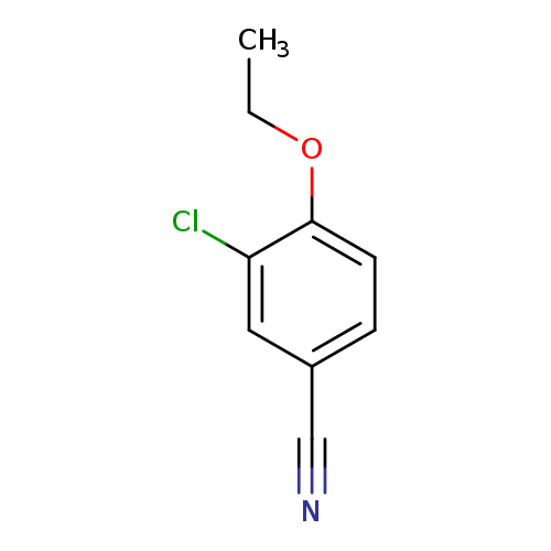 CCOc1ccc(cc1Cl)C#N