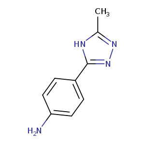 Nc1ccc(cc1)c1nnc([nH]1)C