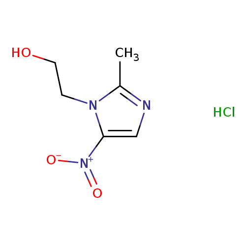 OCCn1c(C)ncc1[N+](=O)[O-].Cl