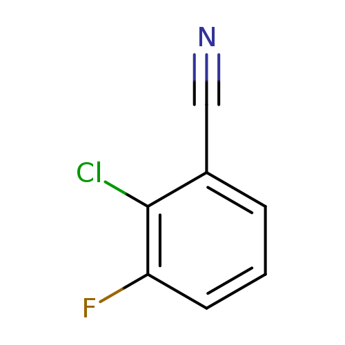 N#Cc1cccc(c1Cl)F
