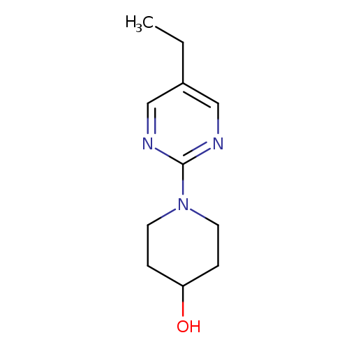 CCc1cnc(nc1)N1CCC(CC1)O