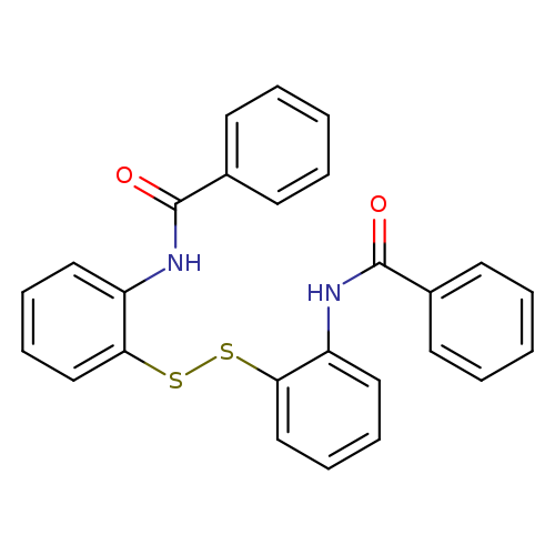 O=C(c1ccccc1)Nc1ccccc1SSc1ccccc1NC(=O)c1ccccc1