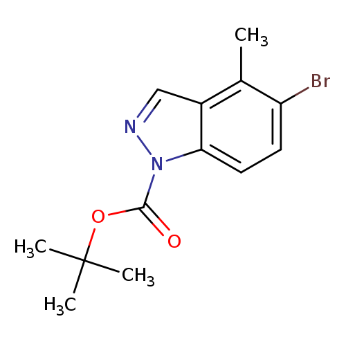 Brc1ccc2c(c1C)cnn2C(=O)OC(C)(C)C