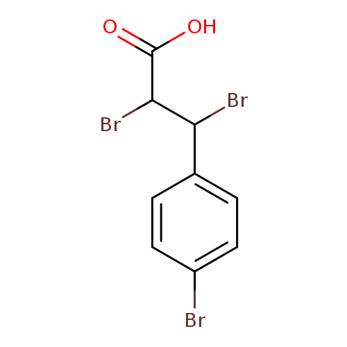 BrC(C(C(=O)O)Br)c1ccc(cc1)Br