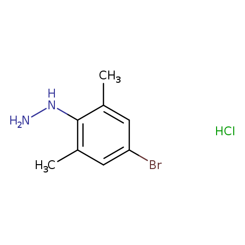 NNc1c(C)cc(cc1C)Br.Cl