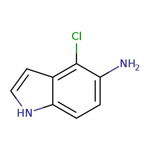 Nc1ccc2c(c1Cl)cc[nH]2