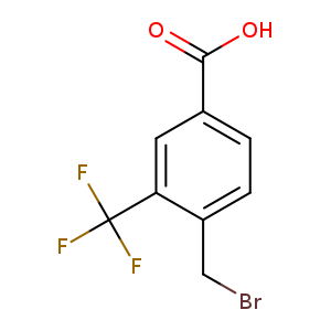 BrCc1ccc(cc1C(F)(F)F)C(=O)O