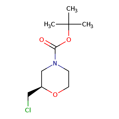 ClC[C@@H]1OCCN(C1)C(=O)OC(C)(C)C