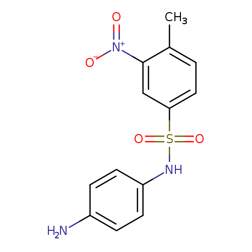 Nc1ccc(cc1)NS(=O)(=O)c1ccc(c(c1)[N+](=O)[O-])C