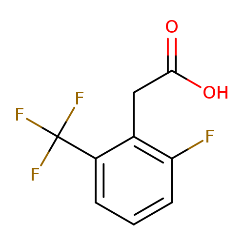 OC(=O)Cc1c(F)cccc1C(F)(F)F