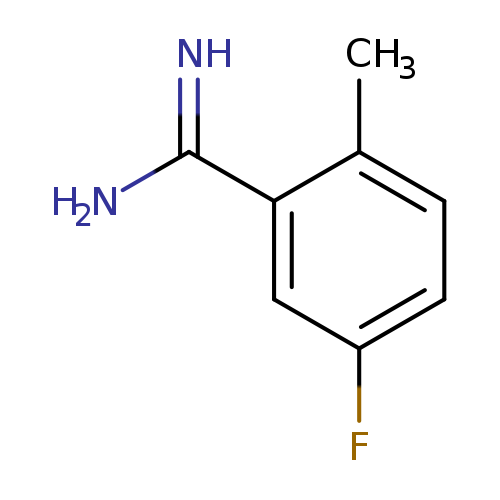 Fc1ccc(c(c1)C(=N)N)C